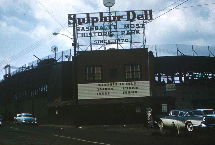 Sulphur Dell Baseball Park, 1957