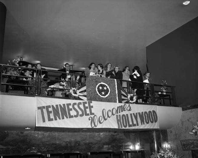 Tennessee welcomes Hollywood at the Tennessee Theater, Nashville, Tennessee, 1952