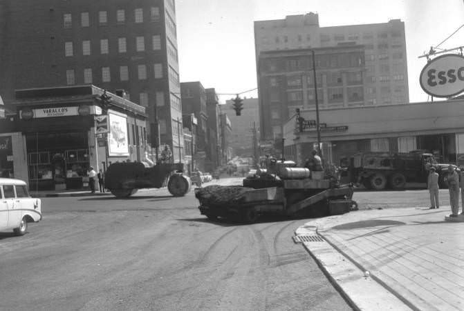 Varallo’s Restaurant at 817 Church Street, Nashville, Tennessee, 1958