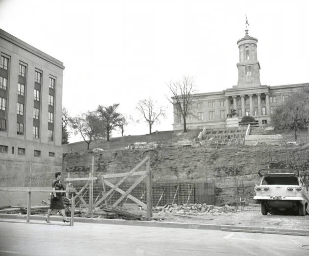 East Side of the Tennessee State Capitol Building, 1961
