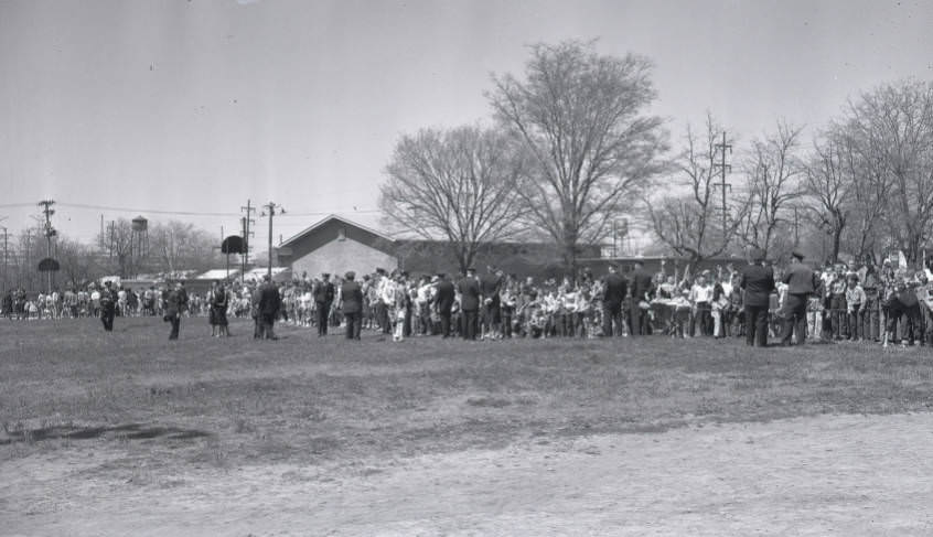 Easter egg hunt at West Park, Nashville, Tennessee, 1962