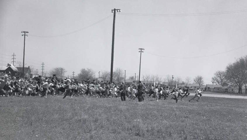 Easter egg hunt at West Park, Nashville, Tennessee, 1962