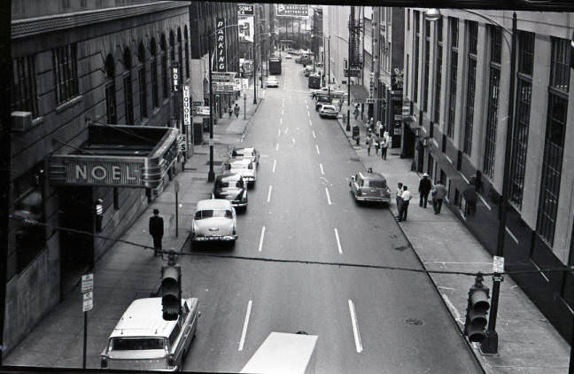 Fourth Avenue North, downtown Nashville, circa 1960s