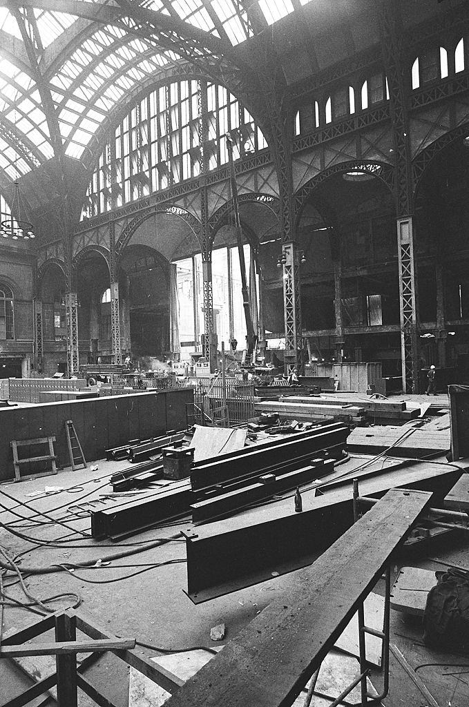 Penn Station, during the Demolition, 1965