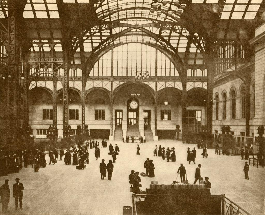 Central Hall, Pennsylvania Station, New York (Pennsylvania Railroad Company)', 1930.