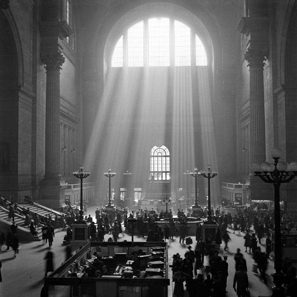 Interior of Pennsylvania Station, 1940s