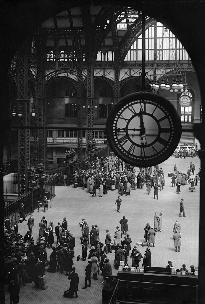 Interior of Pennsylvania Station, 1924