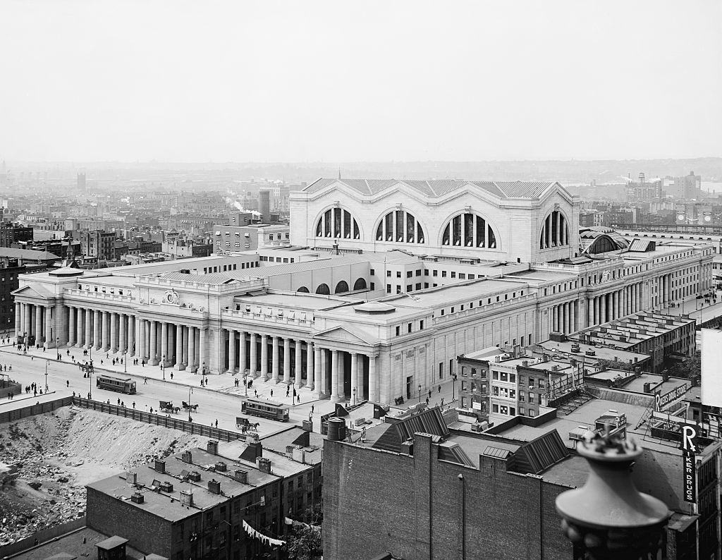 Pennsylvania Station, High Angle View, New York City, 1910