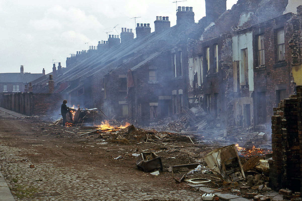 Demolition in Byker in 1974, although I did not make a note of the street.