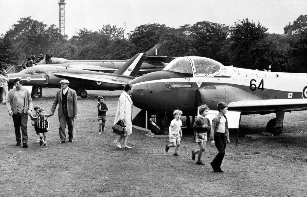 RAF Battle of Britain Exhibition in the Tyneside Summer Exhibition. Exhibition Park, Newcastle, 28th August 1970.