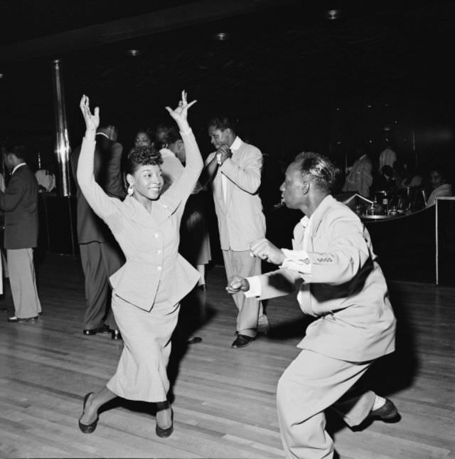 Couple dancing, 1947.