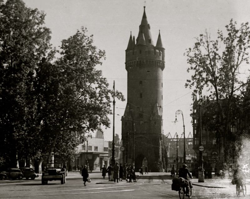 Eschenheimer Tower, Frankfurt, June 1947