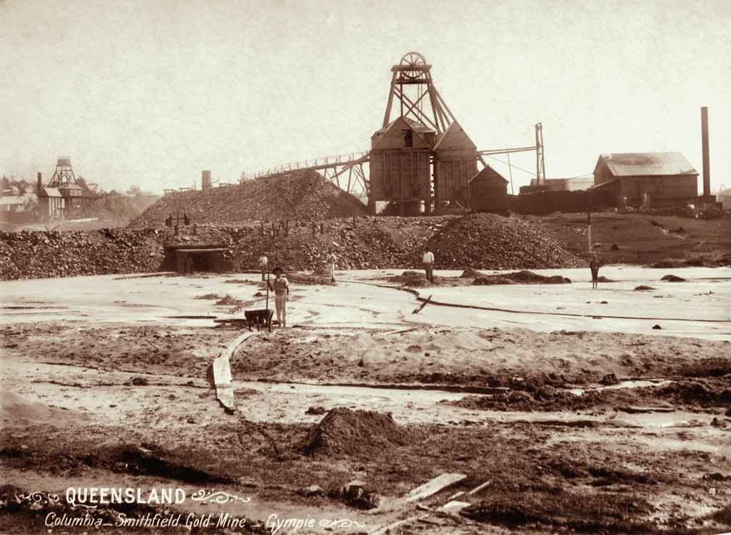 Columbia - Smithfield Gold Mine, Gympie, 1897