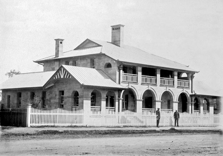 Police Station, Warwick, 1890