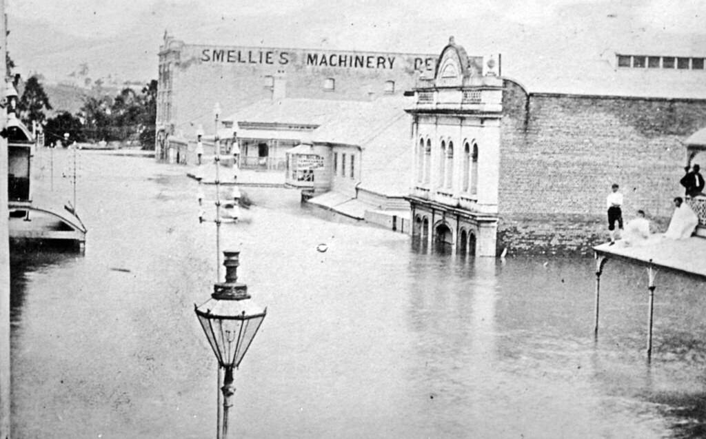 Edward Street, Brisbane during the 1893