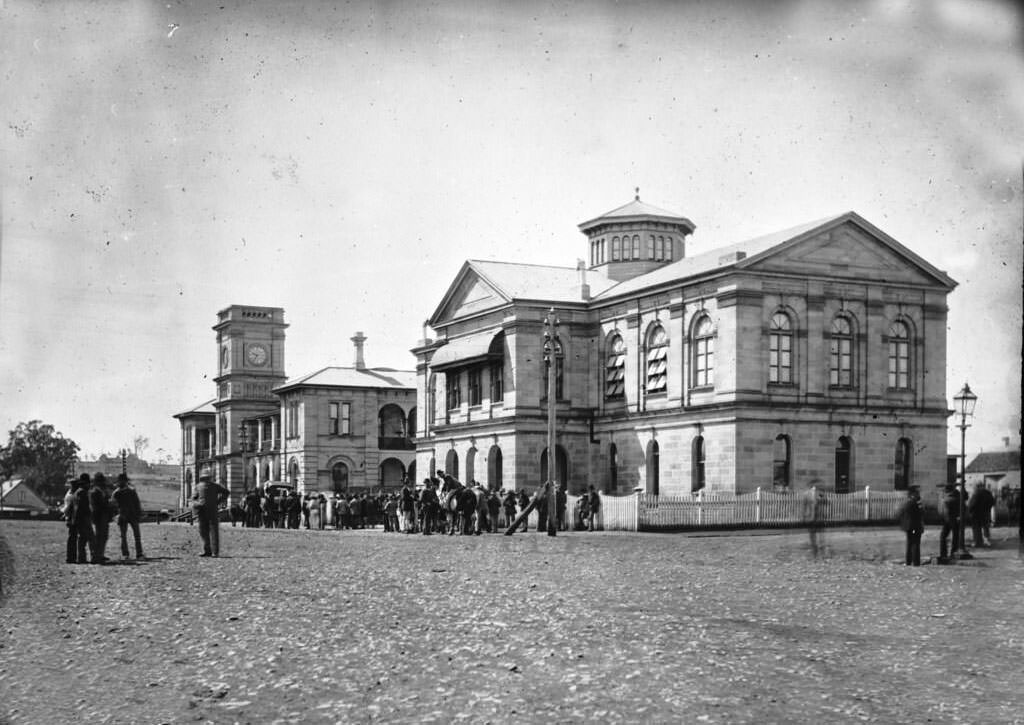 Post Office and Court House, Margaret Street, Toowoomba, 1880