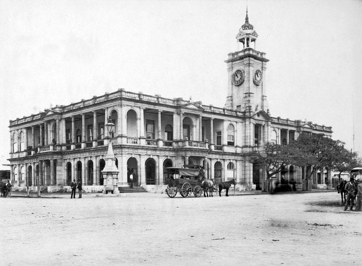 Post and Telegraph Offices, East Street, Rockhampton, 1890