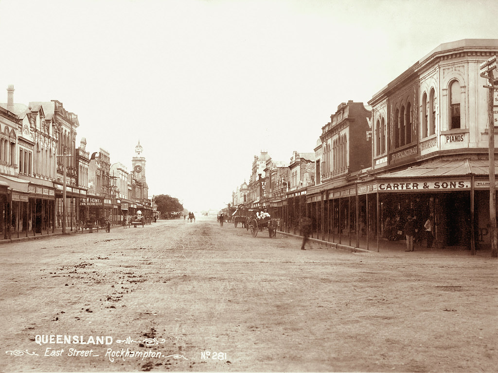East Street, Rockhampton, 1897