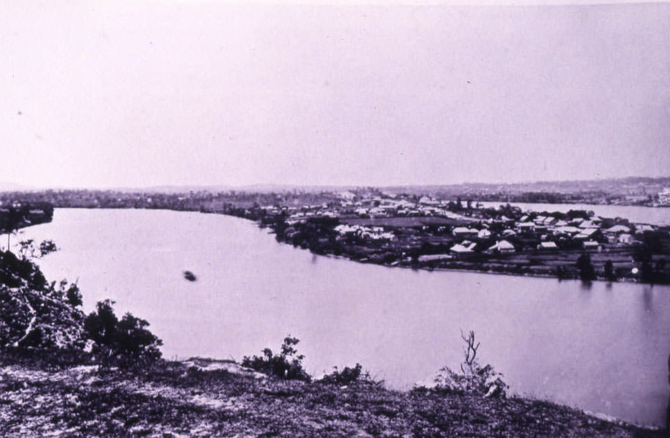 View from Bowen Terrace 1868
