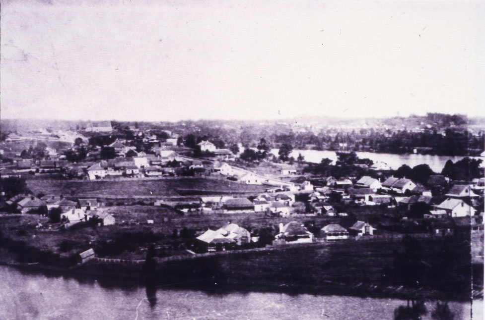 Kangaroo Point From Bowen Tce 1876