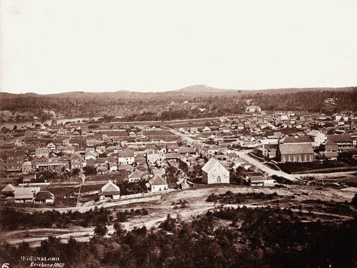 View of Brisbane, 1862