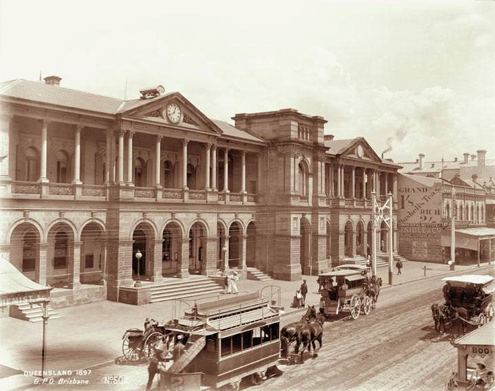 General Post Office, Queen Street, Brisbane, 1897