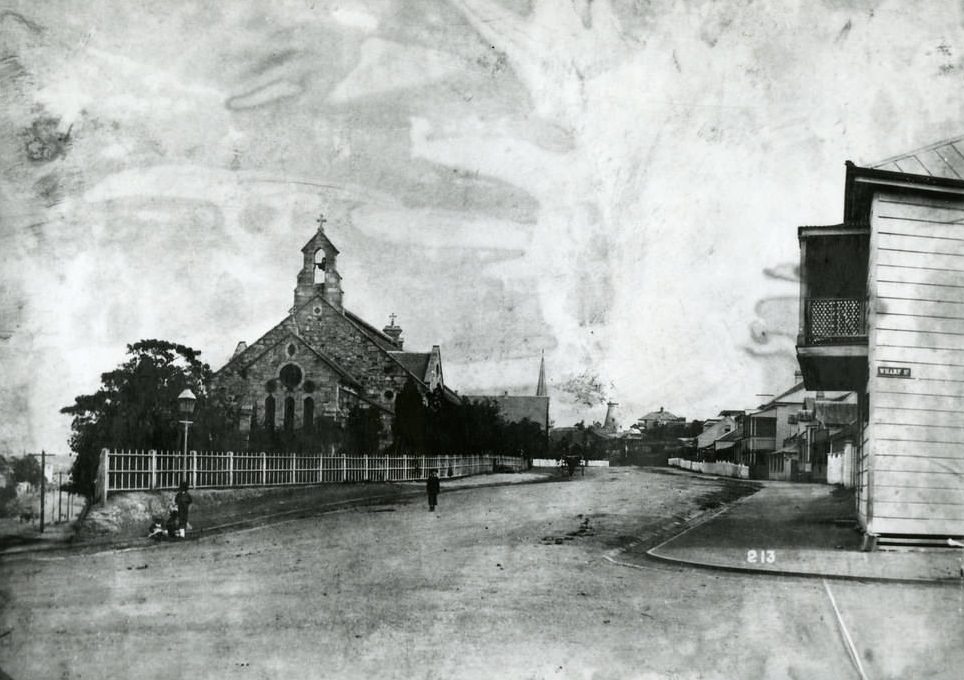 Wickham Terrace from Wharf Street.