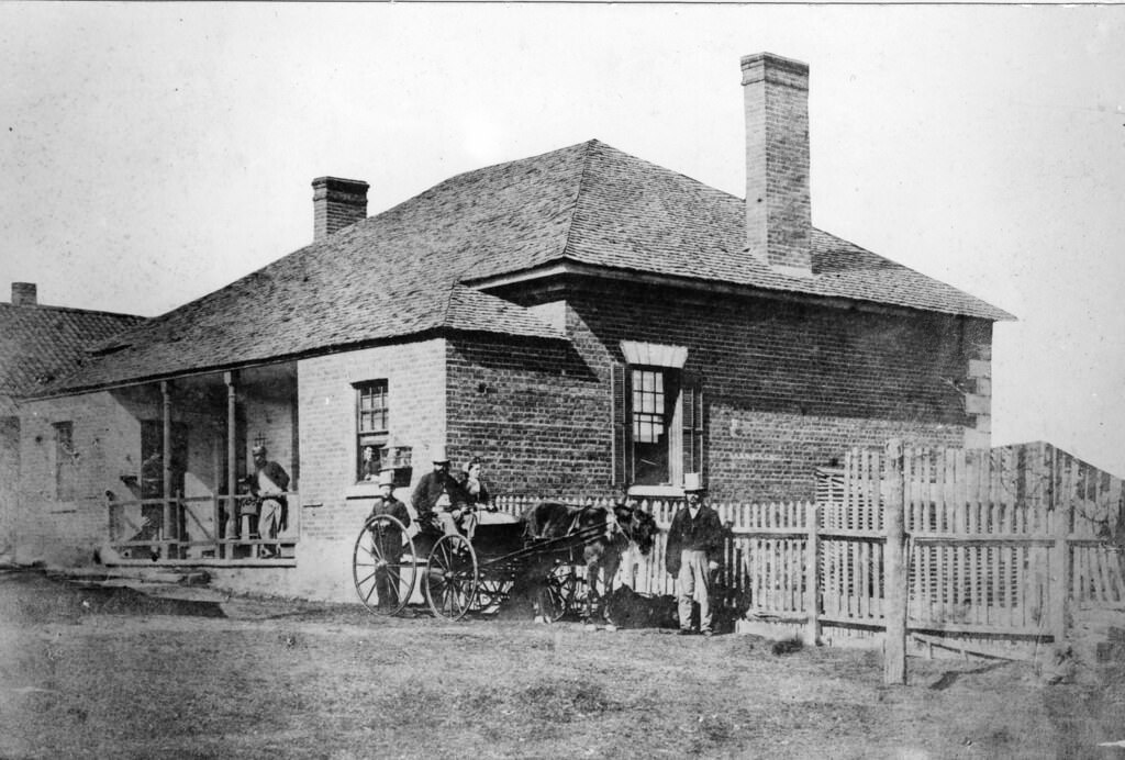 Brisbane Hospital, George Street, Brisbane, 1865