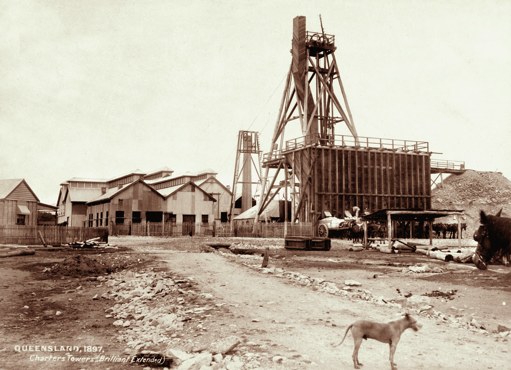 Brilliant Extended Mine, Charters Towers, 1890s