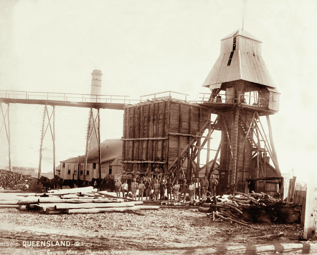 Brilliant St George Mine, Charters Towers, 1897