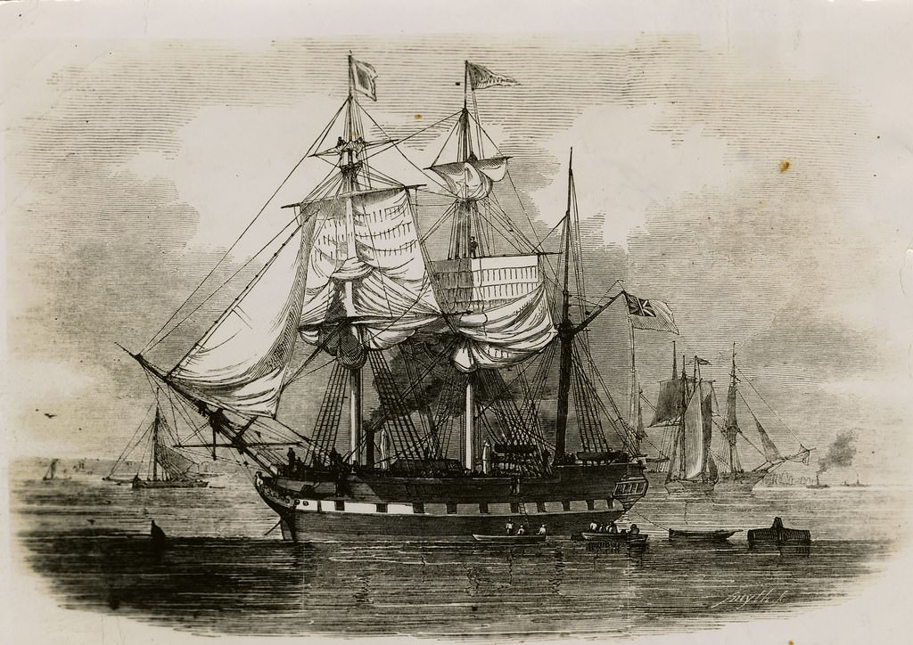 'Artemisia' - First Government Sponsored Immigrant Ship.