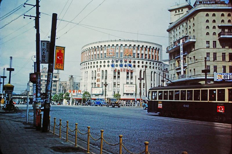 Tokyo street scenes, 1950