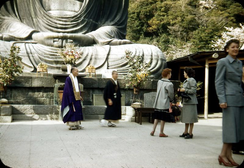 Monks and buddha
