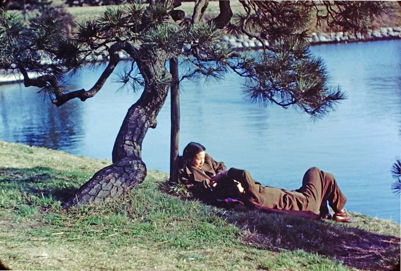 Tokyo. Hama Park, 1950