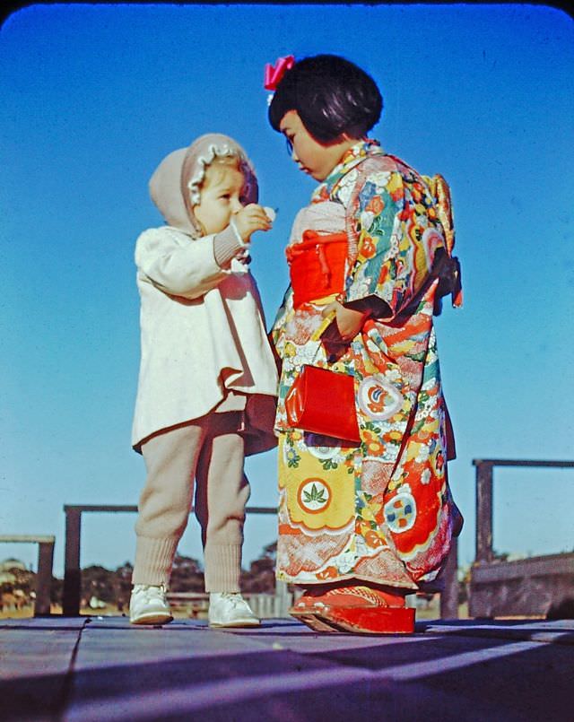 Tokyo. New Years Day, 1950