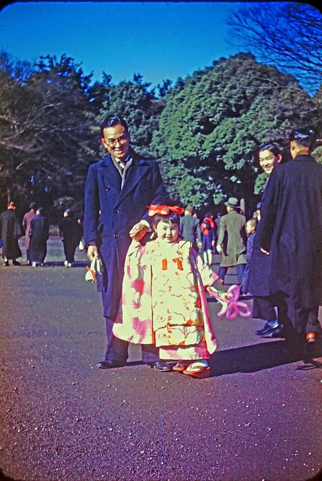 Tokyo. New Years Day, 1950