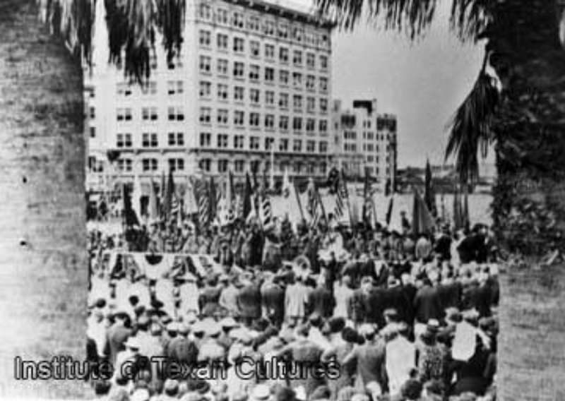 1936 Texas Centennial celebration at the Alamo, San Antonio, Texas.1936