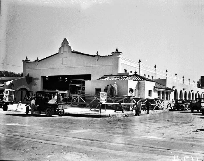 City Public Market nearing completion, San Antonio, 1938