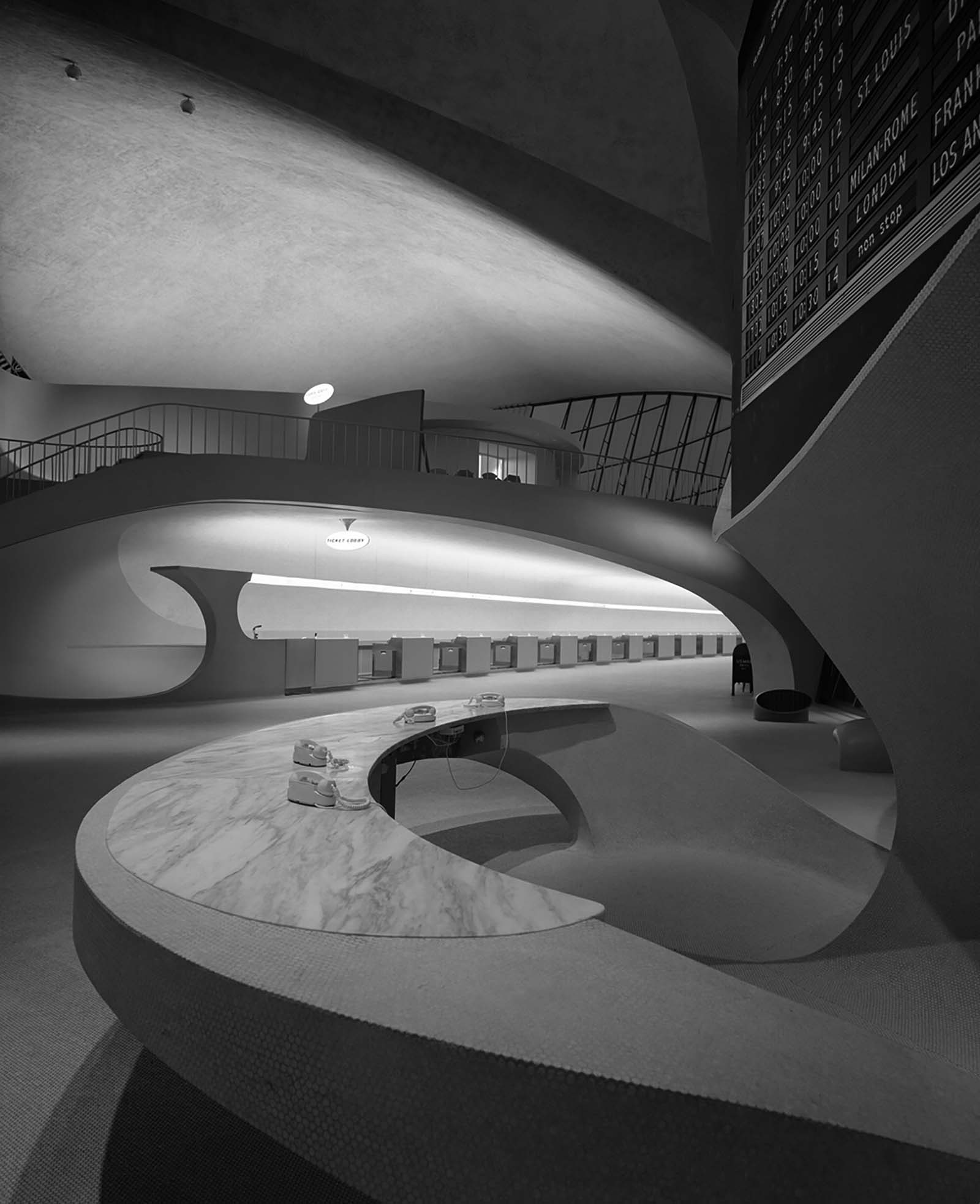 Stunning Vintage Photos of TWA flight Centre, New York City, 1962