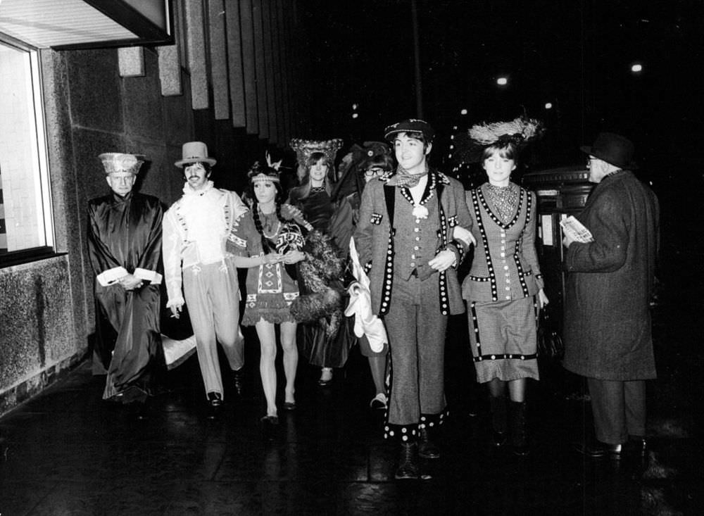 Fabulous Photos of The Beatles Partying to Celebrate the Release of 'Magical Mystery Tour