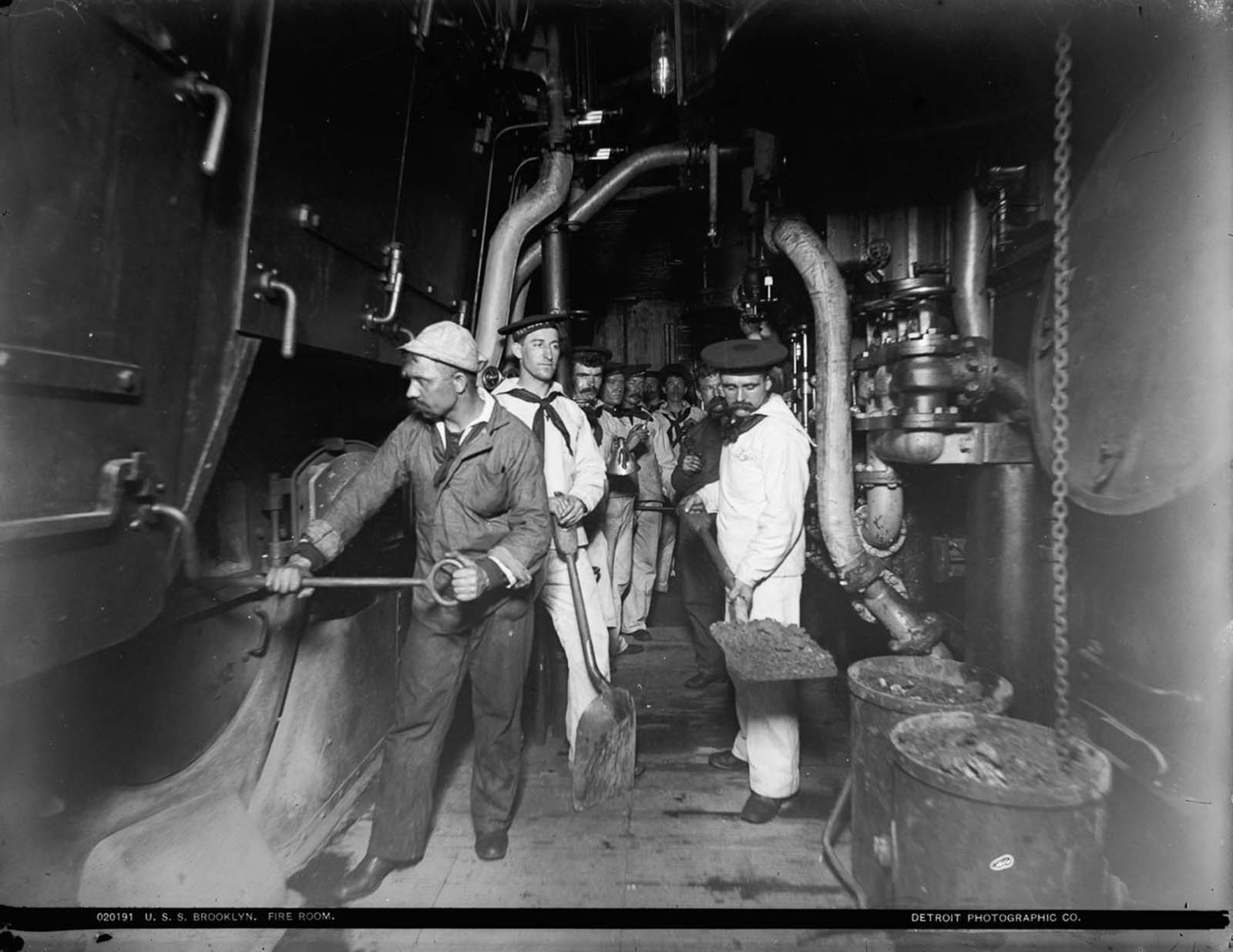 Stunning Historical Photos of USS Brooklyn in 1896 that Captured Inside of the Warship and Sailors Life