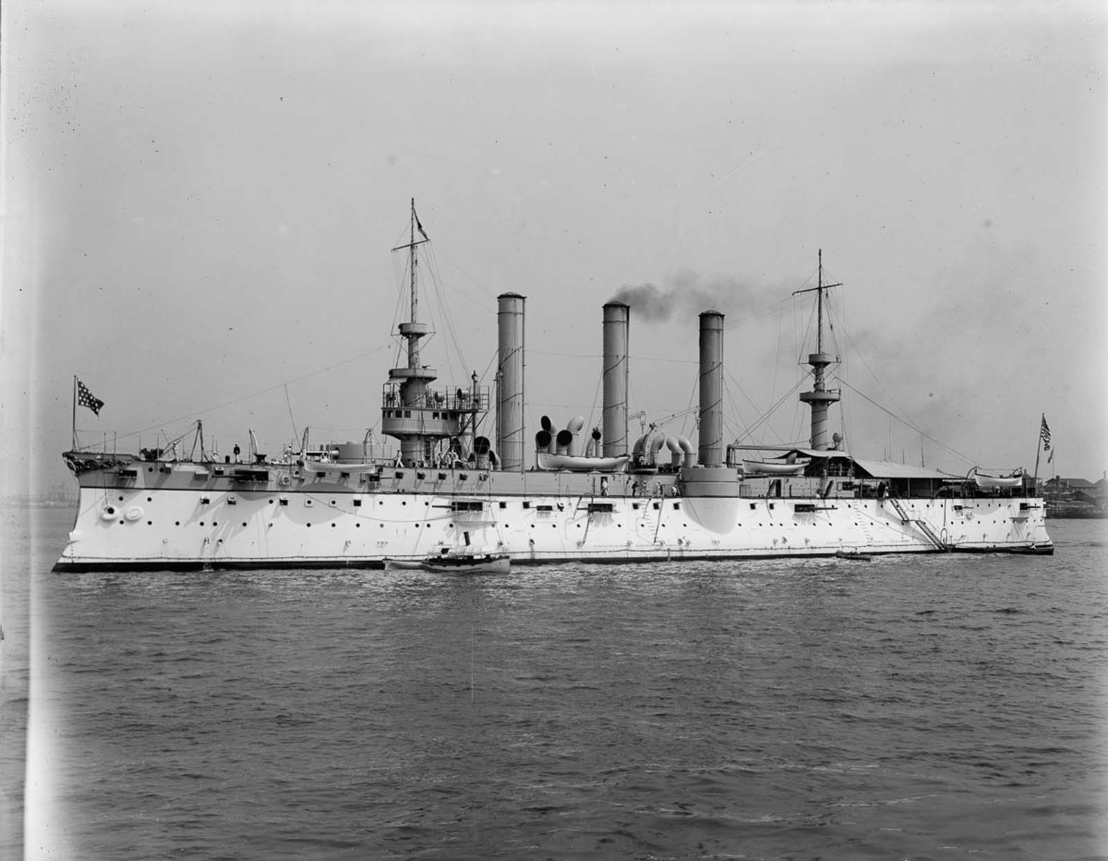 Stunning Historical Photos of USS Brooklyn in 1896 that Captured Inside of the Warship and Sailors Life