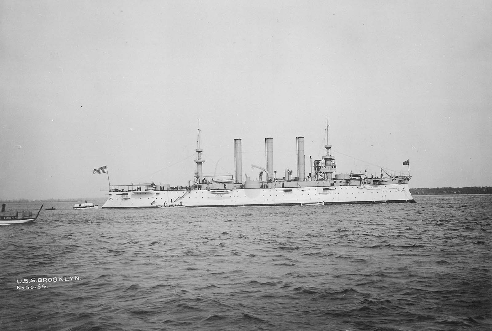 Stunning Historical Photos of USS Brooklyn in 1896 that Captured Inside of the Warship and Sailors Life