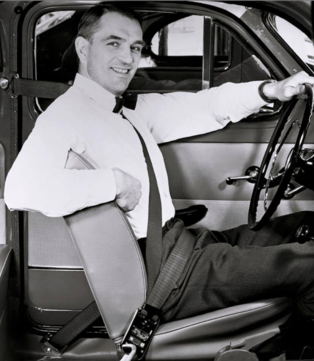 V-Shaped Three-Point Safety Belt made by Volvo that saved One Million Lives