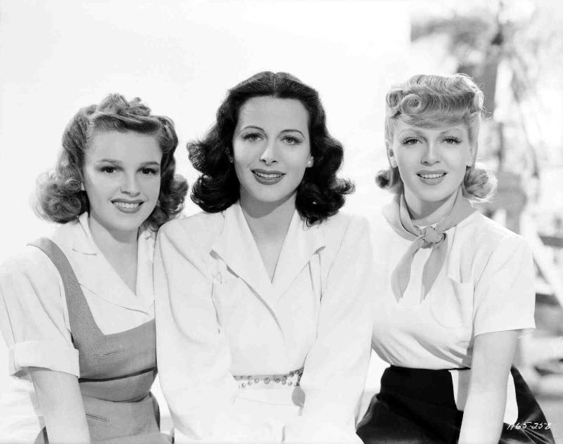 Fabulous Photos of Judy Garland, Hedy Lamarr and Lana Turner during the Filming of 'Ziegfeld Girl (1941)