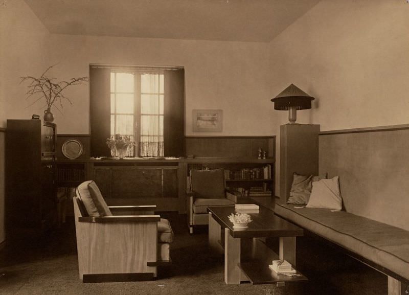 Country house 'De Luifel' interior, Wassenaar, 1930s