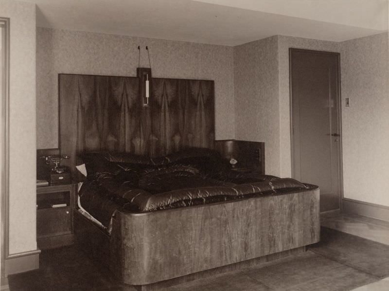 Bedroom interior, 1930s