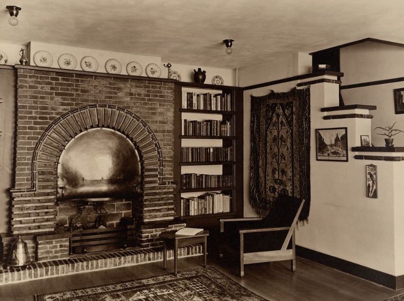 Zonzij house interior, Rotterdam, 1930s