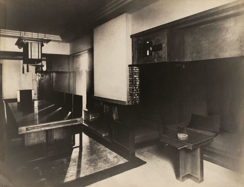 Meeting room interior, 1930s