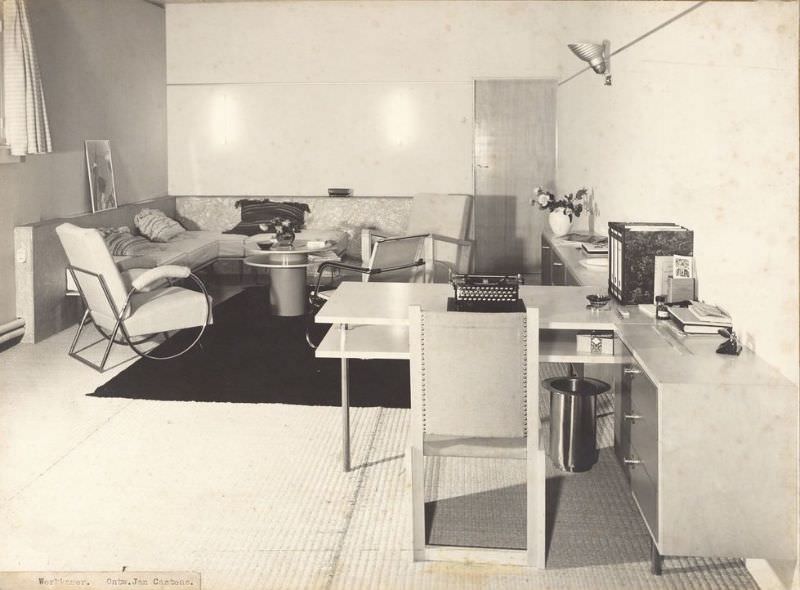 Study interior, 1930s